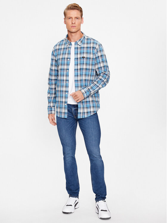 Lee Lee Джинси 112342254 Голубий Slim Fit