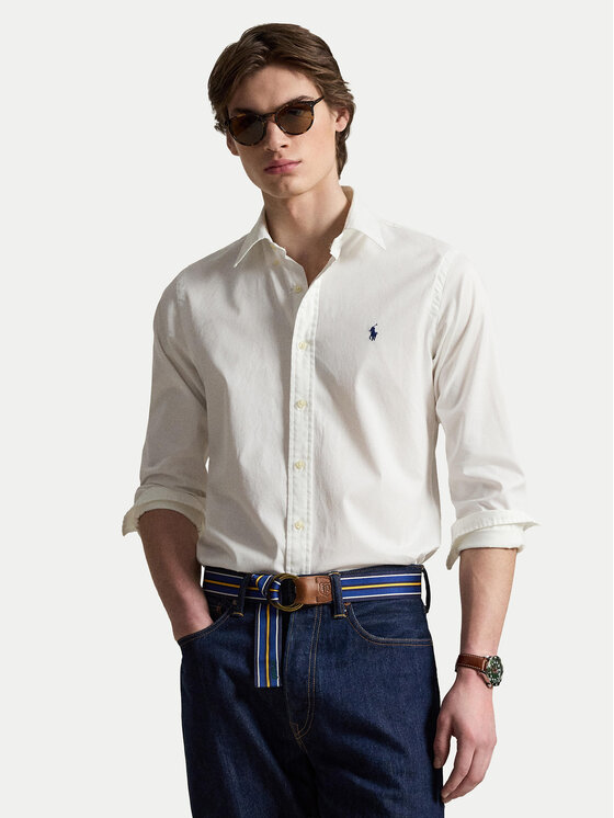 Polo Ralph Lauren Cămașă 710B20512003 Alb Custom Fit