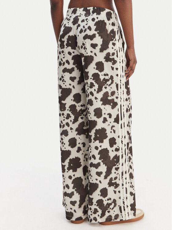 adidas adidas Pantaloni da tuta Satin KA2668 Marrone Wide Leg