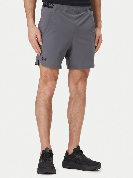 Under Armour Pantaloni scurți sport Vanish Woven 6in 1373718 Gri Regular Fit