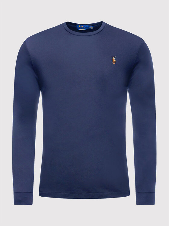Polo Ralph Lauren Polo Ralph Lauren Hosszú ujjú 710760121 Sötétkék Slim Fit