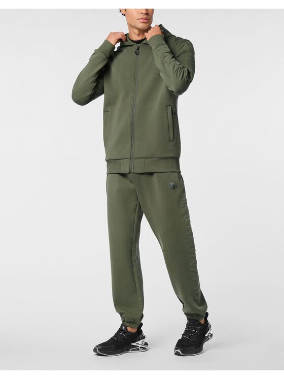 Plein Sport Plein Sport Felpa 28285 Verde Regular Fit