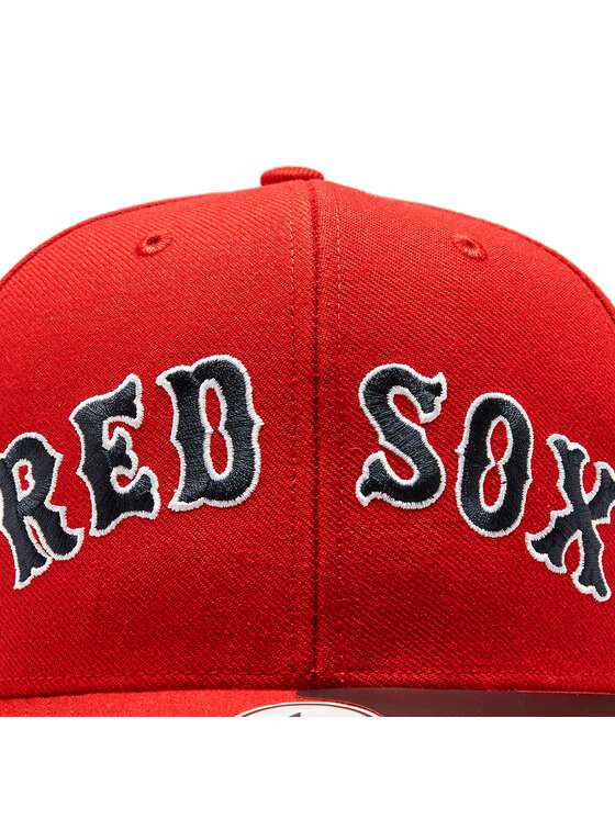 47 Brand 47 Brand Бейсболка MLB Boston Red Sox Replica Script 47 MVP DP B-REPSP02WBP-RD Червоний