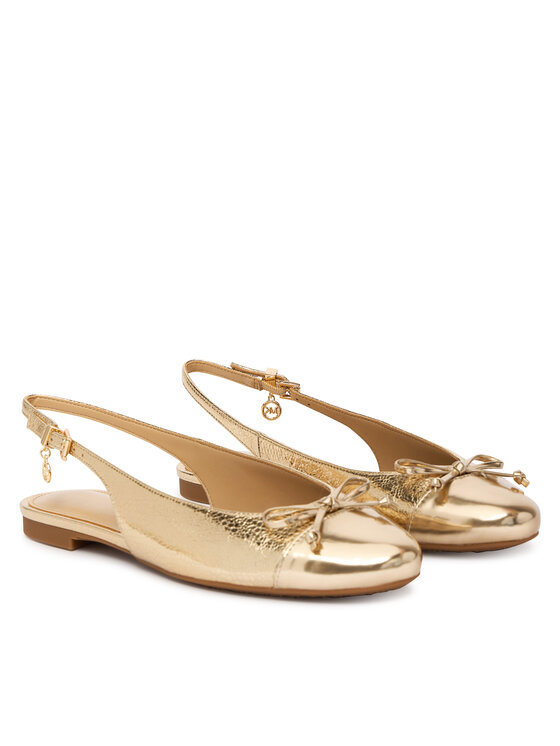 MICHAEL Michael Kors MICHAEL Michael Kors Μπαλαρίνες Piper Sling 40S6PIFP1M Χρυσό
