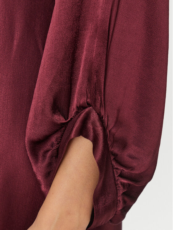 Dixie Dixie Koktel haljina A782Z037 Tamnocrvena Relaxed Fit