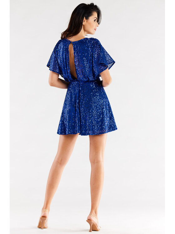 Awama Awama Abito da sera A488 Blu Basic Fit