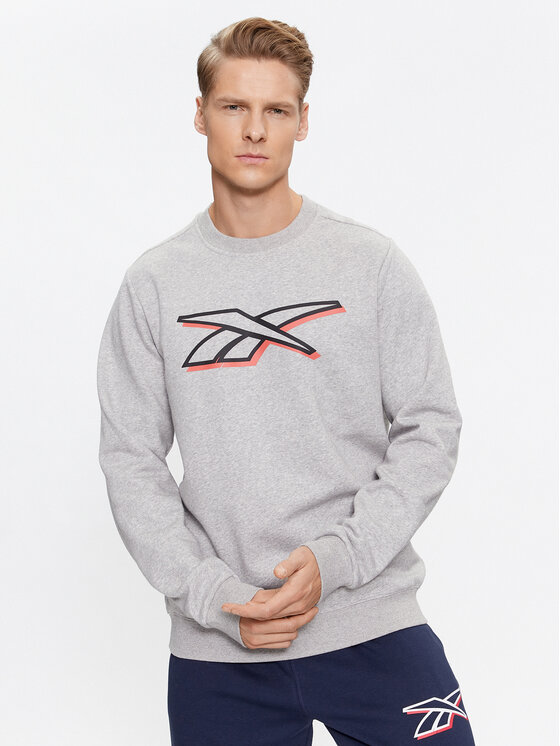 Reebok Mikina Identity IN1696 Sivá Regular Fit | Modivo.sk