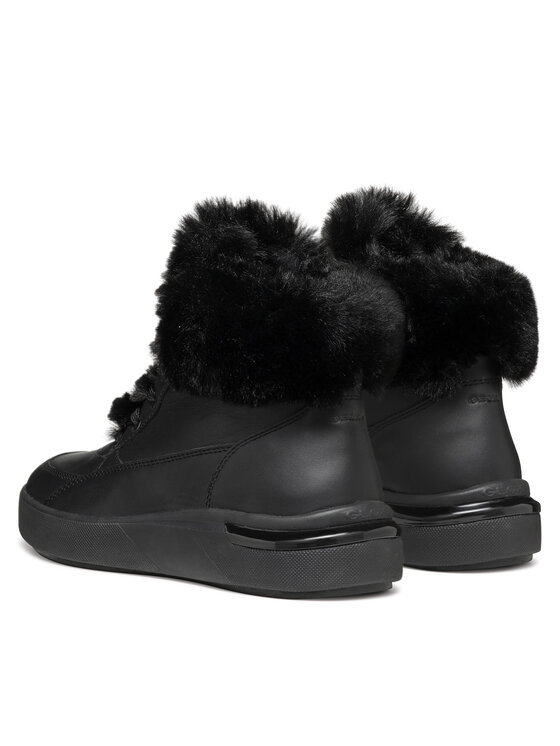 Geox Geox Šnurovacia obuv D Dalyla D46QFA 00085 C9999 Čierna