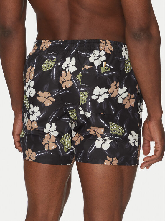 BOSS BOSS Pantaloni scurți pentru înot Piranha 50508844 Negru Regular Fit