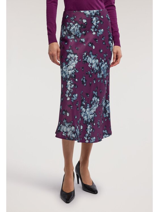 Trussardi Trussardi Spódnica midi 1014A000714N0AF Fioletowy Regular Fit