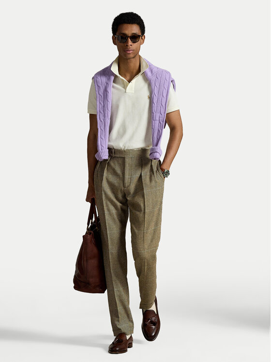 Polo Ralph Lauren Polo Ralph Lauren Polo majica 710534735420 Écru Regular Fit