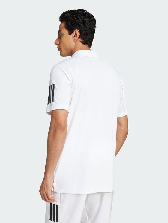 adidas adidas Koszulka techniczna Club Tennis 3-Stripes Biały Regular Fit