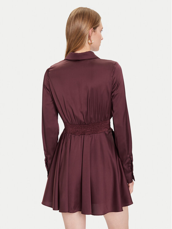Guess Guess Coctailkleid W5YK00 WF1T2 Braun Regular Fit
