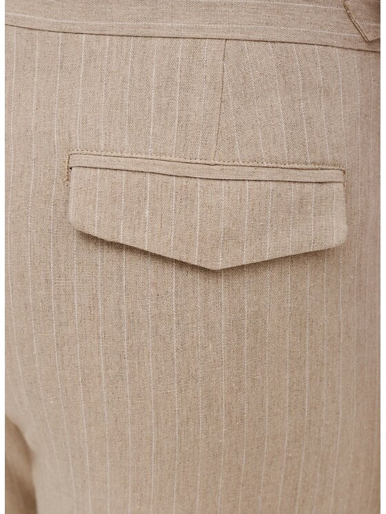 Pako Lorente Pako Lorente Spodnie materiałowe P25SF-WX-002 Beżowy Regular Fit