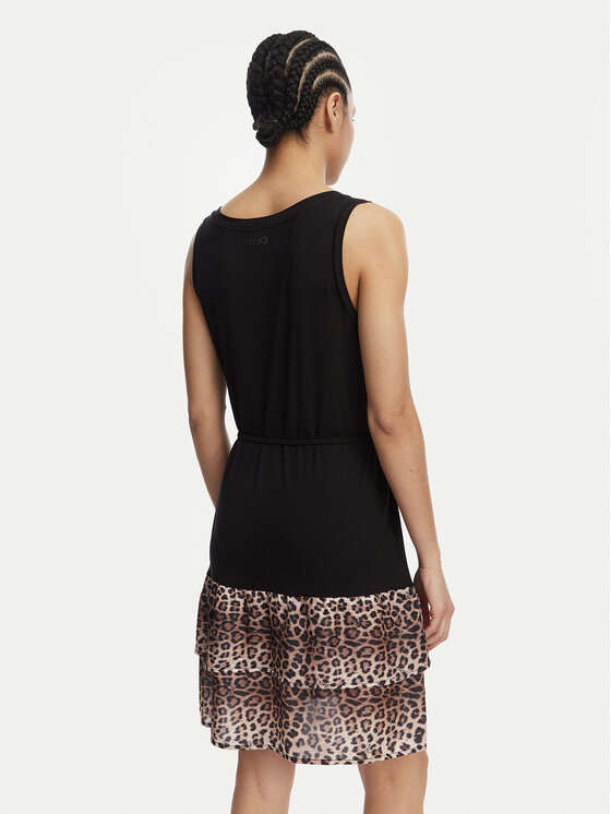 Liu Jo Beachwear Liu Jo Beachwear Ikdienas kleita VA6127 JS360 Melns Regular Fit