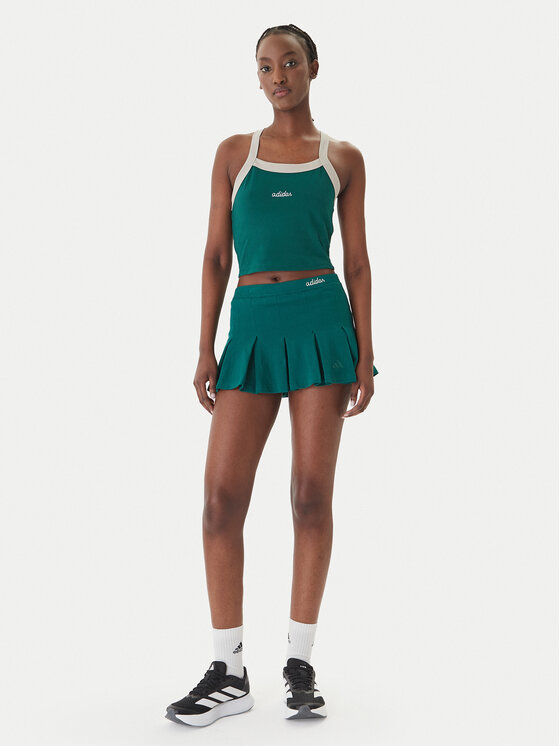 adidas adidas Top Seasonal Essentials Colorpop JZ0195 Zelena Slim Fit