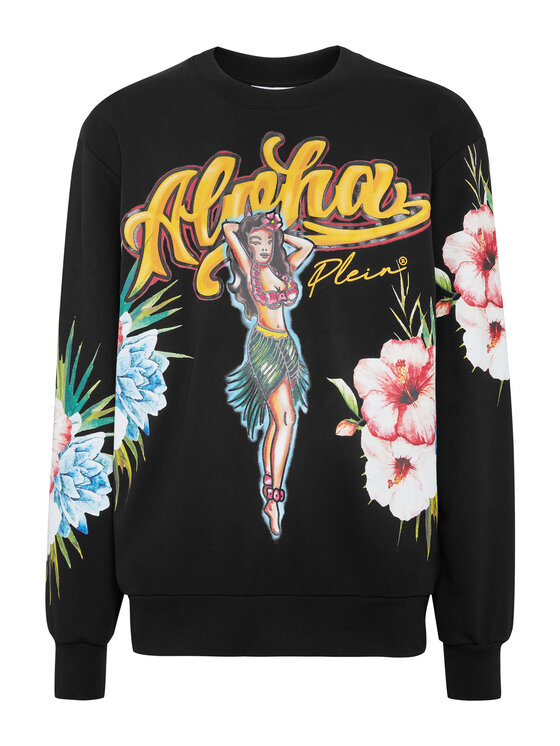 PHILIPP PLEIN PHILIPP PLEIN Bluza 2507 Czarny Regular Fit