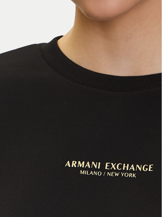 Armani Exchange Armani Exchange Mikina XW001451 AF10830 MC021 Černá Relaxed Fit