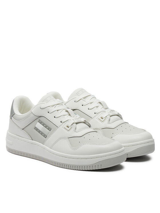 Tommy Jeans Tommy Jeans Снікерcи Tjw Retro Basket Tonal Logo EN0EN02571 Сірий