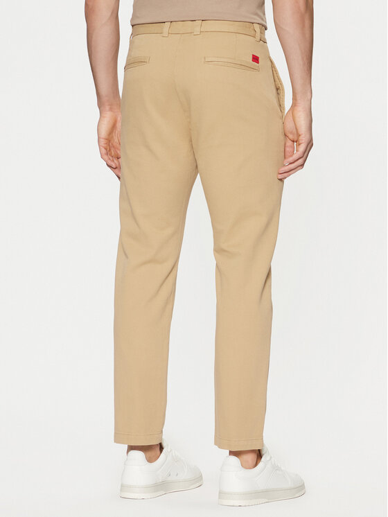 HUGO HUGO Чіноси 50533851 Бежевий Slim Fit