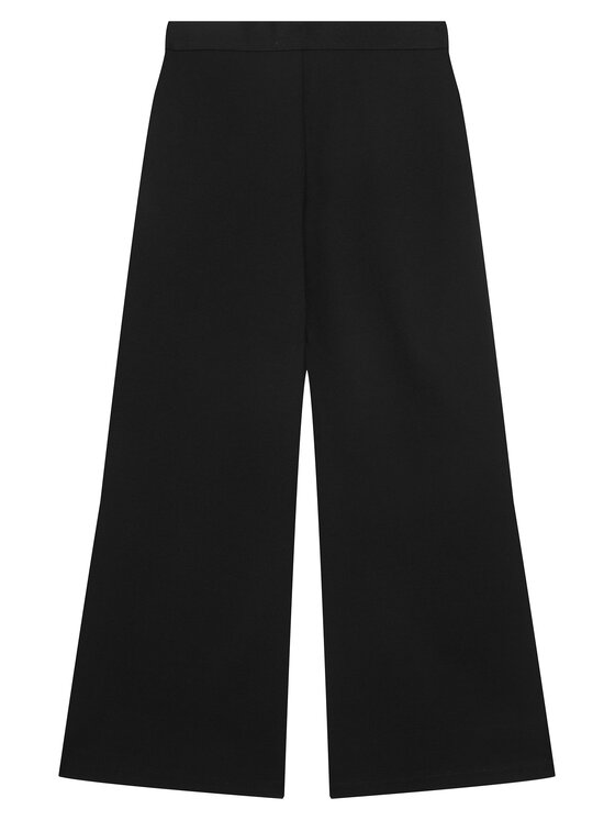 Calvin Klein Jeans Calvin Klein Jeans Pantaloni di tessuto Logo Tape IG0IG03091 Nero Wide Leg