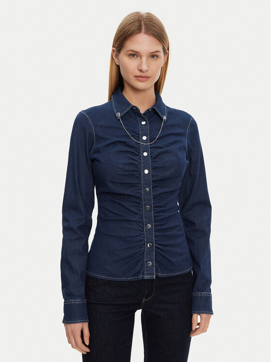 Cămașă Guess Femei, Mărimea: L, Bleumarin, W5RH69 D5HJ1