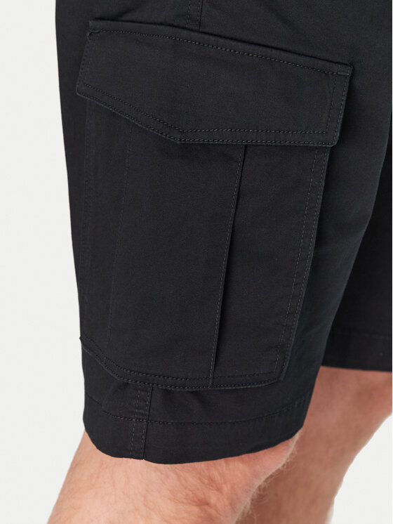 Gant Gant Szorty materiałowe 205069 Czarny Relaxed Fit