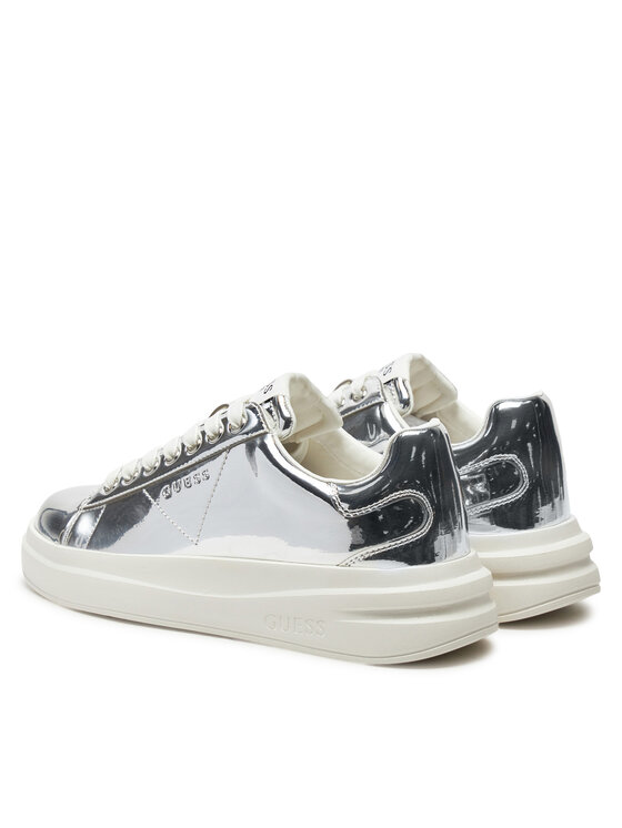 Guess Guess Sneakersy FLPELB PAF12 Srebrny