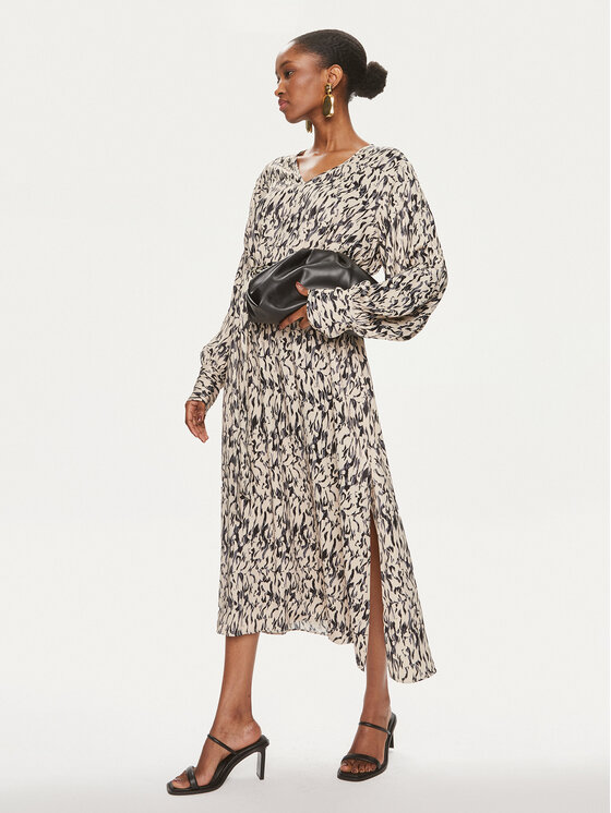 Karen by Simonsen Karen by Simonsen Φόρεμα πουκάμισο Nikole 10104885 Μπεζ Regular Fit