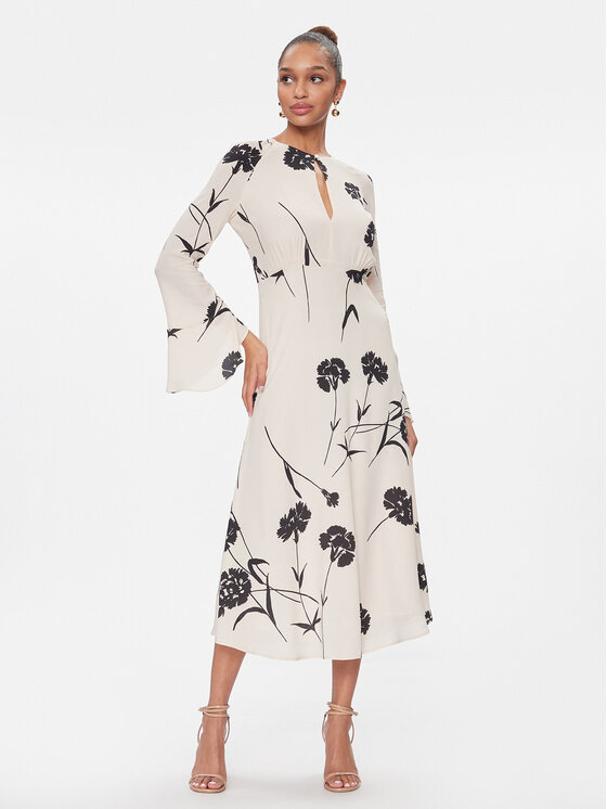 TWINSET TWINSET Kokteilikleit 241TP2600 Ekrüüvärv Regular Fit