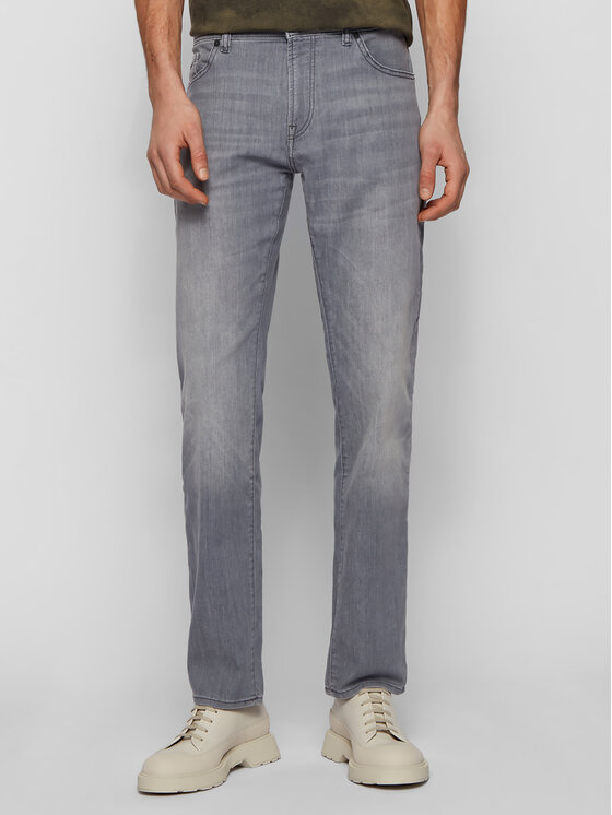 BOSS Boss Džinsai Maine 50444812 Pilka Regular Fit