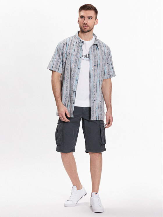 Quiksilver Quiksilver Πουκάμισο Tracks EQYWT04463 Γκρι Regular Fit