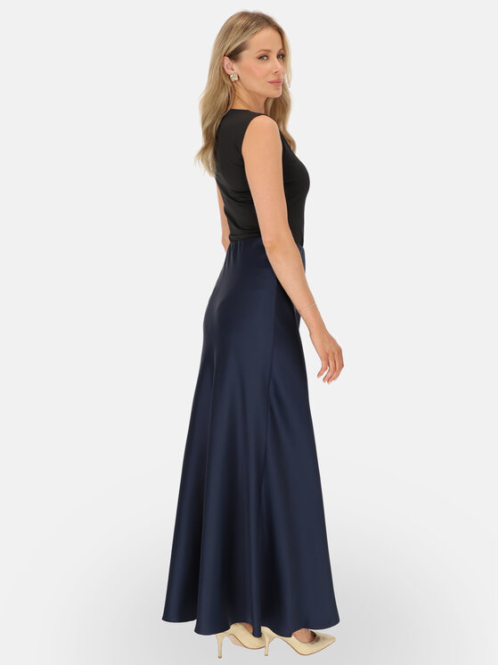 L’AF L’AF Spódnica maxi Kelli Granatowy Regular Fit
