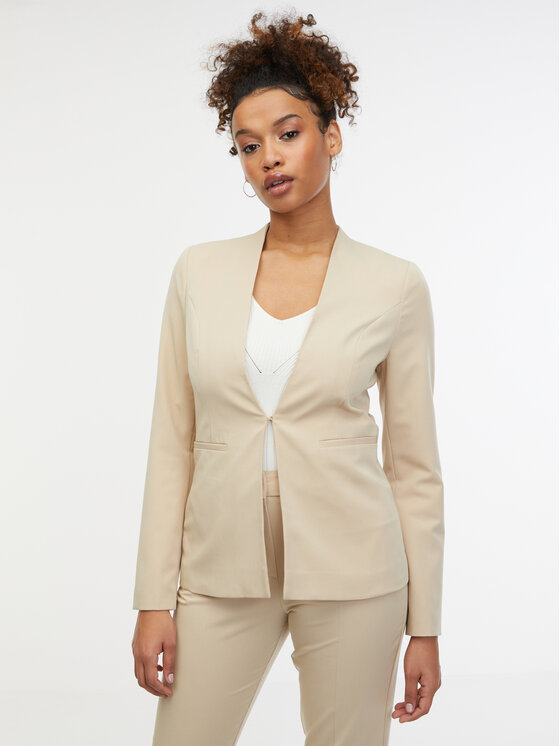 Orsay Orsay Kurtka damska 1000136082000 Beżowy A-Line Fit