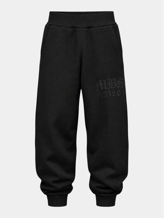 MADE BY SOCIETY MADE BY SOCIETY Spodnie materiałowe Wraith Black - P37872 Czarny Basic Fit