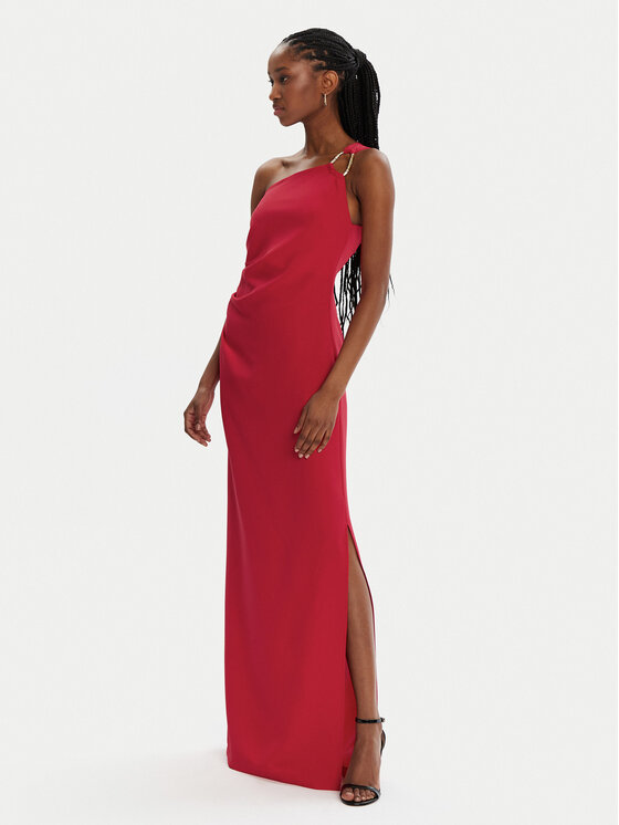 KAOS KAOS Rochie de seară RP1CO080 Roșu Regular Fit