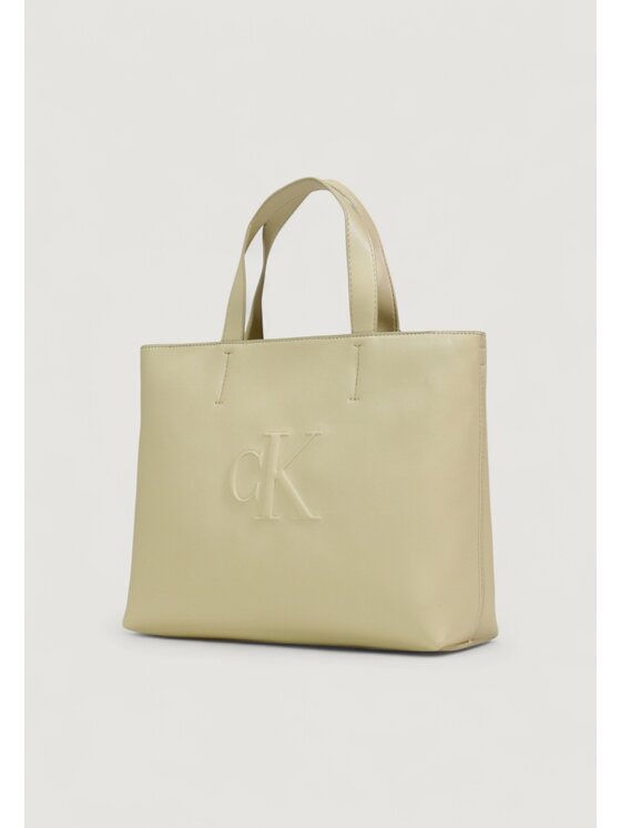 Calvin Klein Calvin Klein Σάκος SCULPTED MINI EW TOTE Λευκό