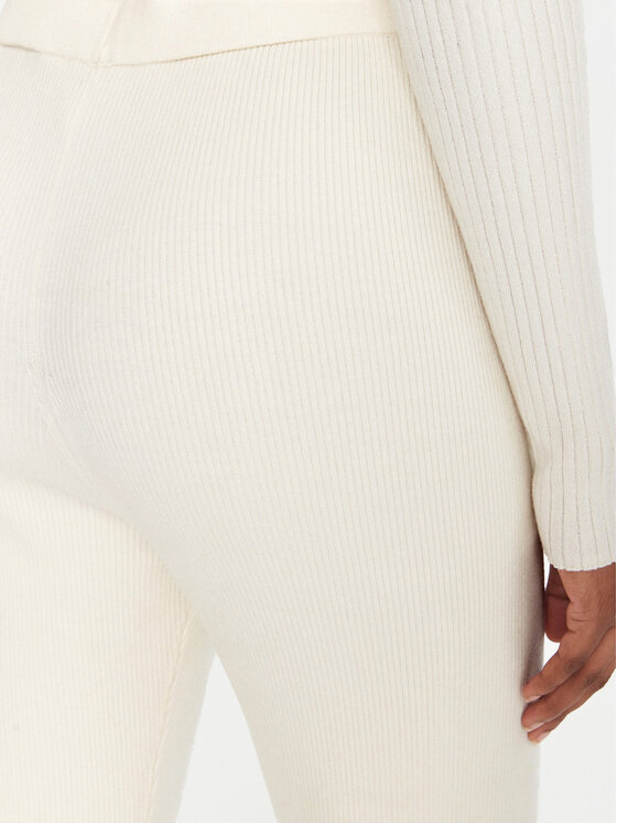 Guess Guess Leggings V5BB08 Z3JD2 Écru Flare Fit