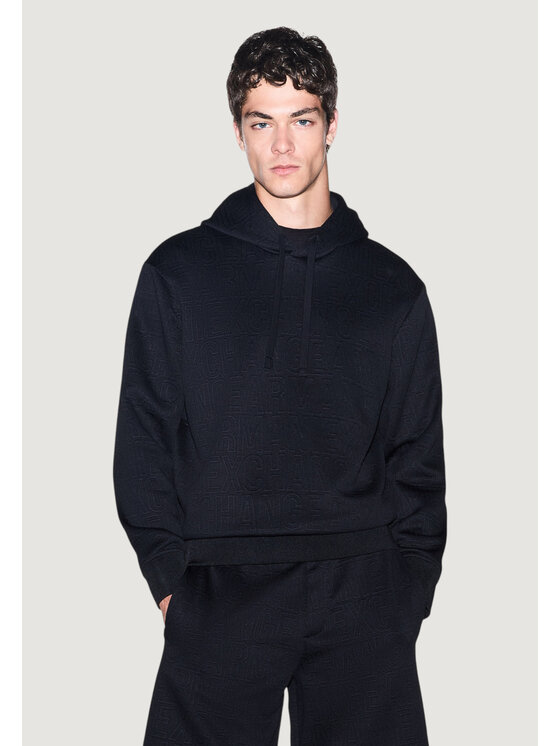 Armani Exchange Armani Exchange Bluza XM002906 Czarny Over Fit