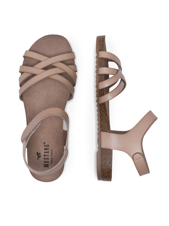 Mustang Sandalen 1307-811 Beige | Modivo.de