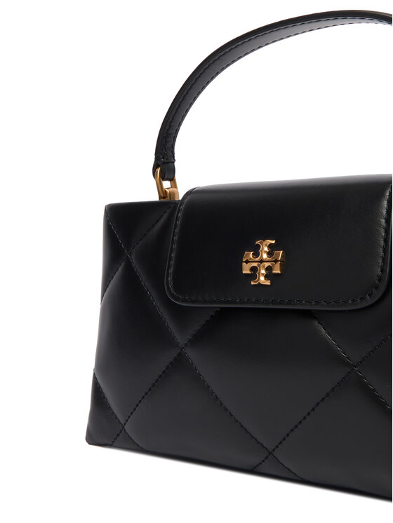 Tory Burch Tory Burch Handtasche Kira Diamond Quilt East-West Top Handle 174999 Schwarz