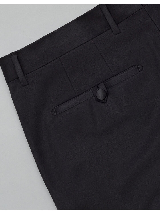 Borgio Borgio Garnitur pontegrande Czarny Slim Fit