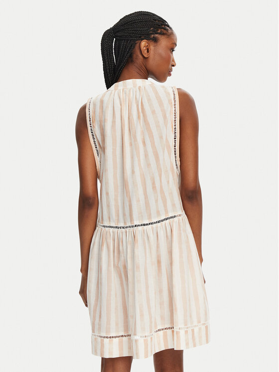 Seafolly Seafolly Poletna obleka Ladder 55405-DR Bež Relaxed Fit