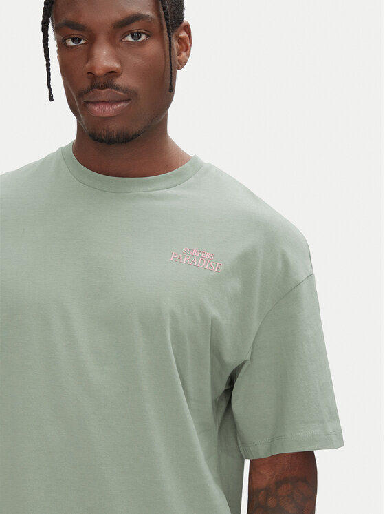 Jack & Jones Jack & Jones T-Shirt Ames 12268471 Zielony Relaxed Fit