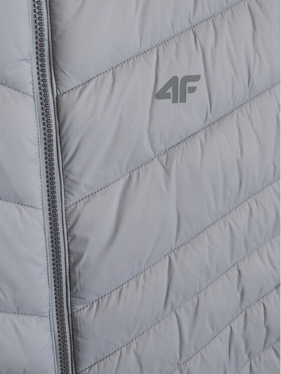 4F 4F Kamizelka BASIC+ Szary Regular Fit