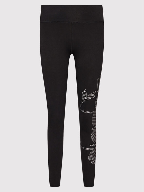 Diadora Diadora Legginsy Be One 102.176835 Czarny Slim Fit