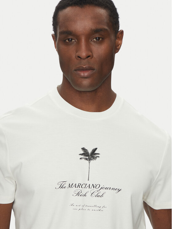 Marciano Guess Marciano Guess Marškinėliai 5GHI09 6323A Balta Regular Fit