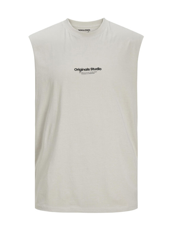 Jack&Jones Jack&Jones Tank top marškinėliai Vesterbro 12250430 Smėlio Oversize