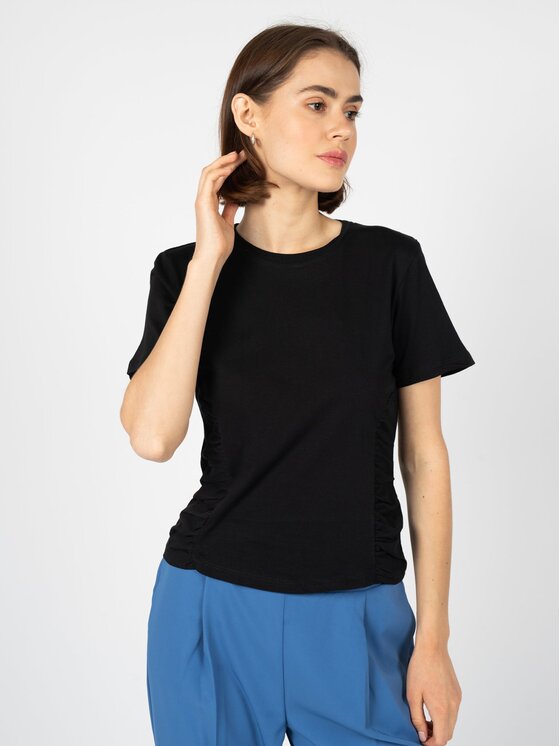 Silvian Heach Silvian Heach T-Shirt CVP23123TS Μαύρο Slim Fit