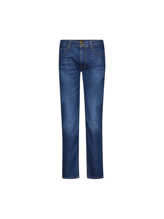 Lee Lee Jeansy LUKE Niebieski Slim Fit